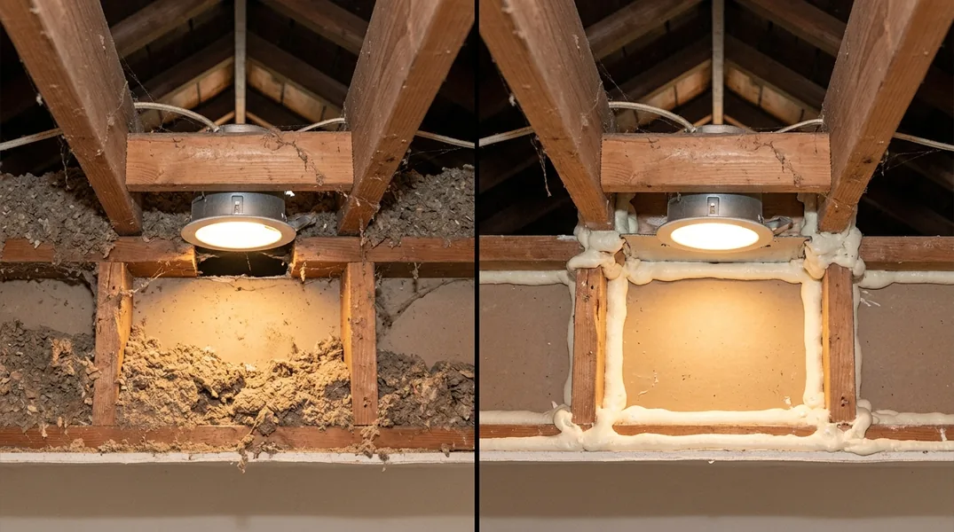 Result spray foam insulation in St. Louis - St Louis Spray Foam Insulation