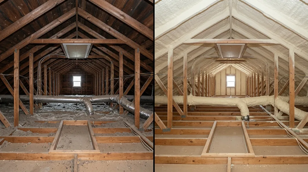 Result spray foam insulation in St. Louis - St Louis Spray Foam Insulation