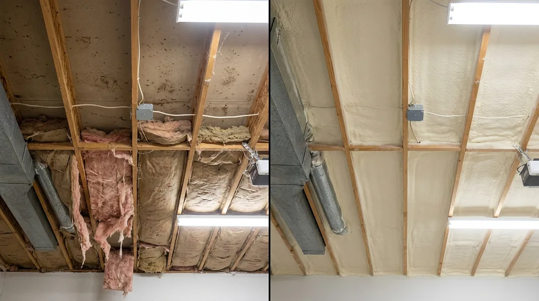 Result spray foam insulation in St. Louis - St Louis Spray Foam Insulation