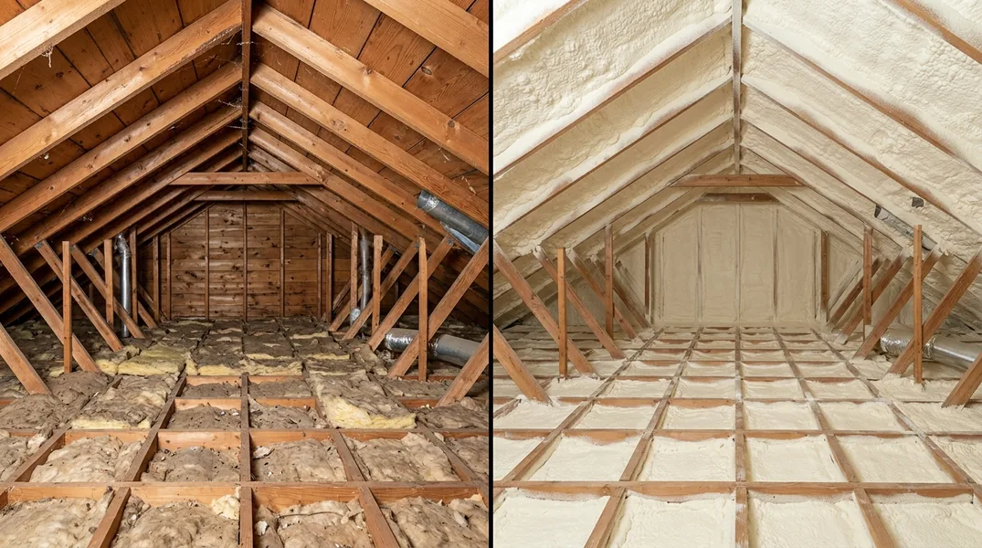 Result spray foam insulation in St. Louis - St Louis Spray Foam Insulation